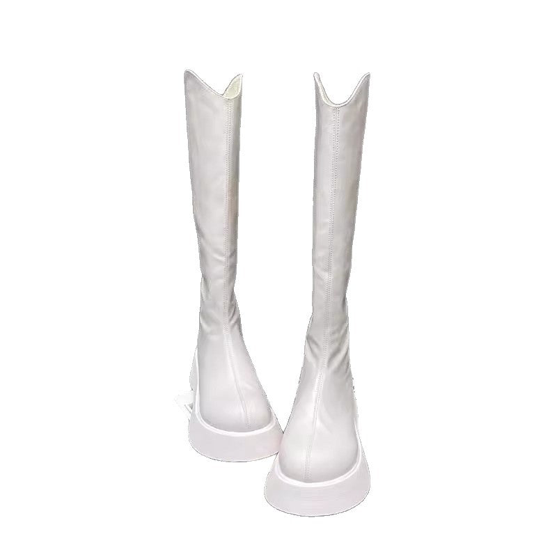 Chunky-Sole Over-the-Knee Boots