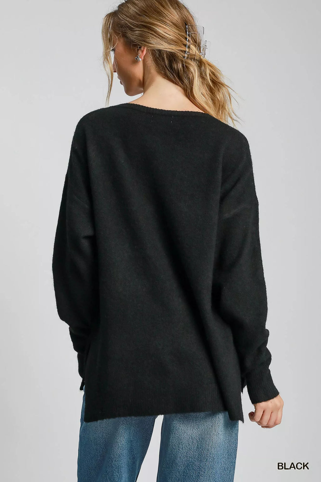 Wool Blended Pullover Sweater
