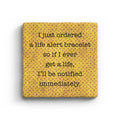 Life Alert Marble Coaster