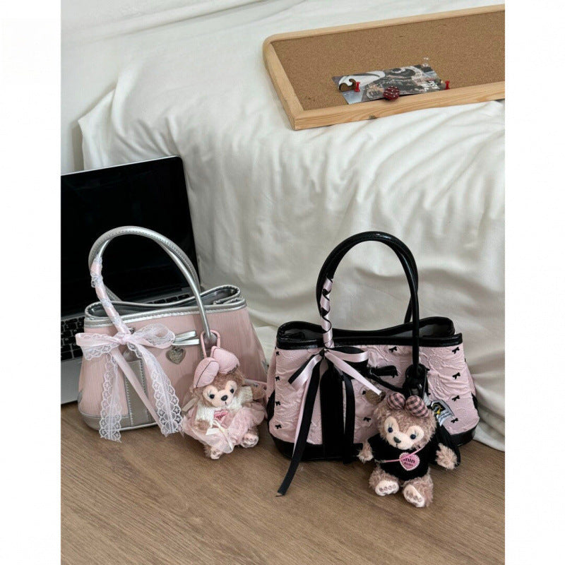 Women's Bucket Handbag – PU Leather Structured Bag with Zipper Pocket | Sarah Express