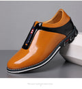 Men's Slip-On Casual Leather Shoes | Wax PU Upper | Round Toe | Sizes EU 39–48