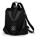 Women's Stylish Lightweight Nylon Backpack - Multi-Pocket Travel Daypack
