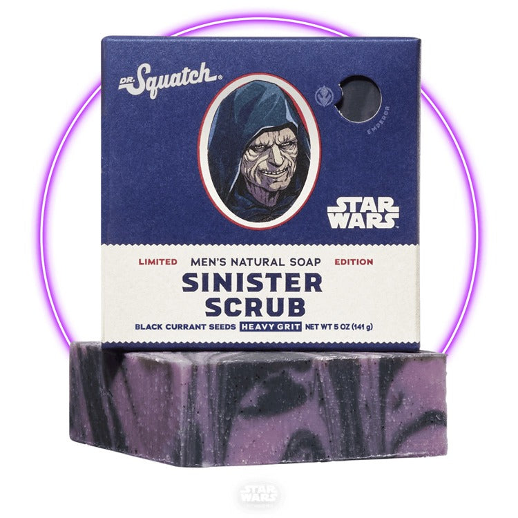 Dr. Squatch Star Wars Sinister Scrub Bar Soap