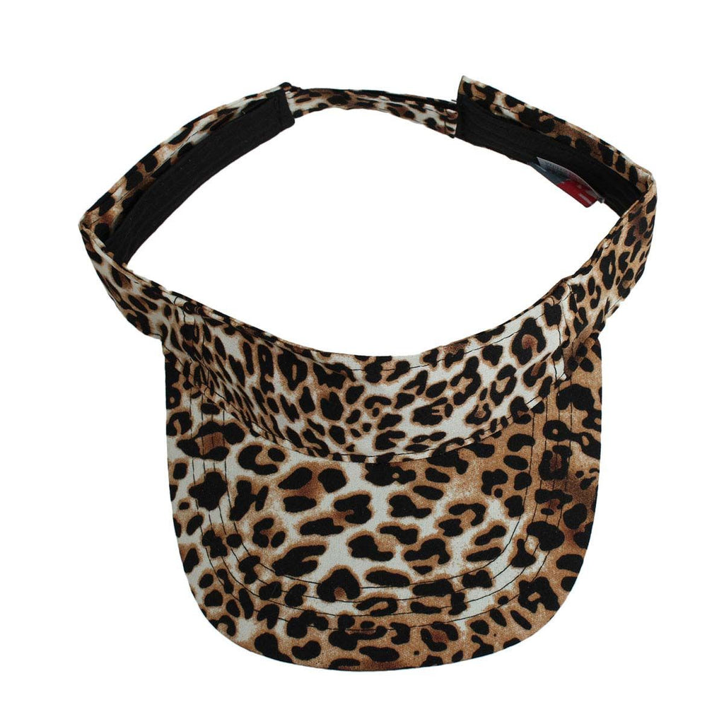 Visor Hat Wild Leopard Print Trendy Stylish Accessory