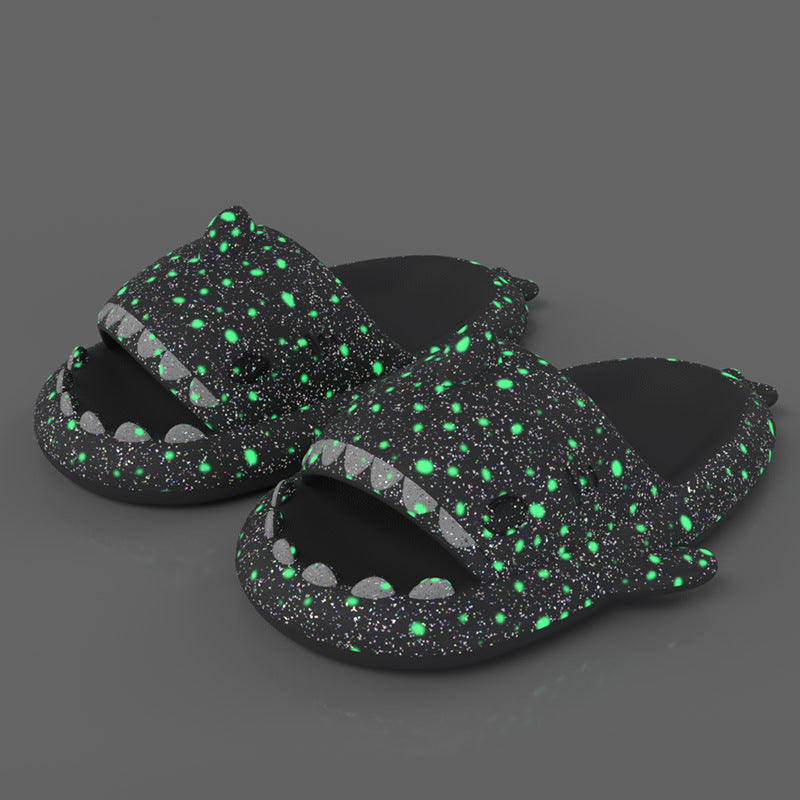 Shark Slippers Glow House Slippers