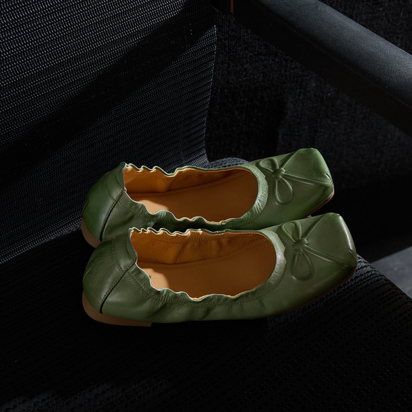Full Grain Leather Ballet Flats