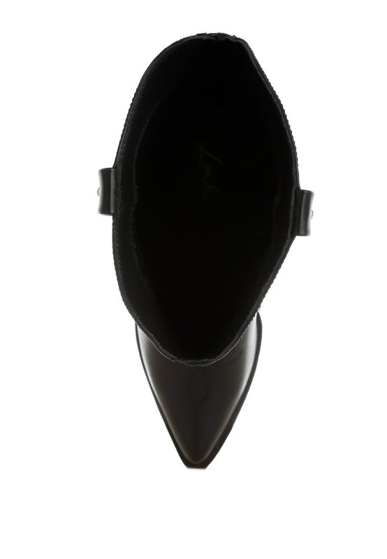 Dockery Studs Embellished Cowboy Boots
