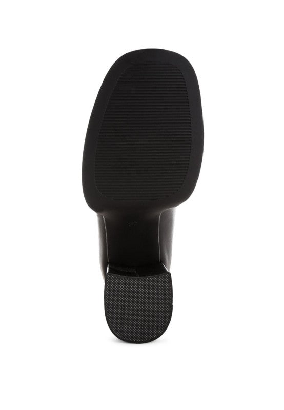 Oryana Chunky Platform Heel Loafers