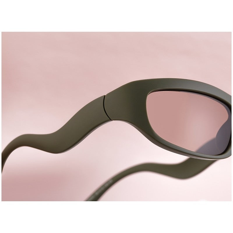 Unisex UV400 Full Frame Shockproof Outdoor Sports Eyewear Sunglasses
