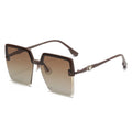 Fashion Large Half Frame Outdoor Sun Protection Polarized Sunglasses