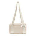 MEXS Mini Gym Bag for Women Waterproof Sports Duffel Bag Cream 10x5.4x6.5in