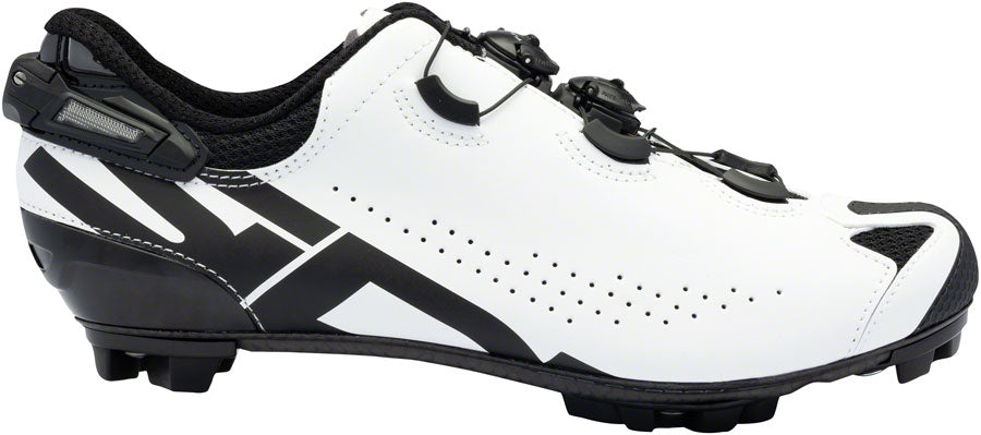 SIDI Tiger 2S SRS Mountain Clipless Shoes - Men's White/Black 48