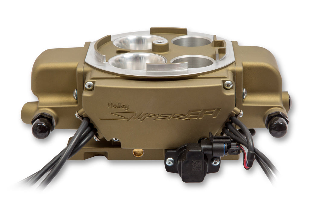 Holley Sniper EFI Quadrajet - Classic Gold
