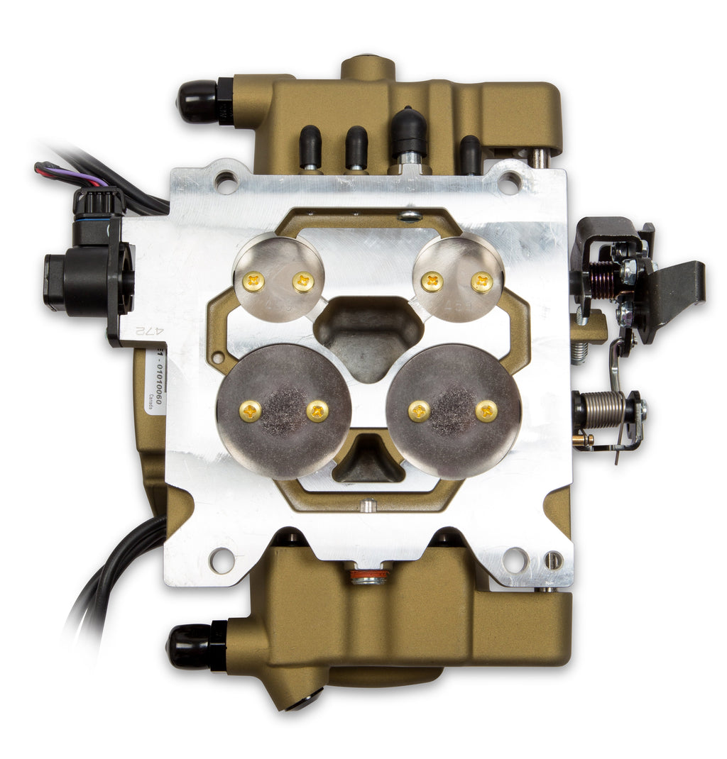 Holley Sniper EFI Quadrajet - Classic Gold