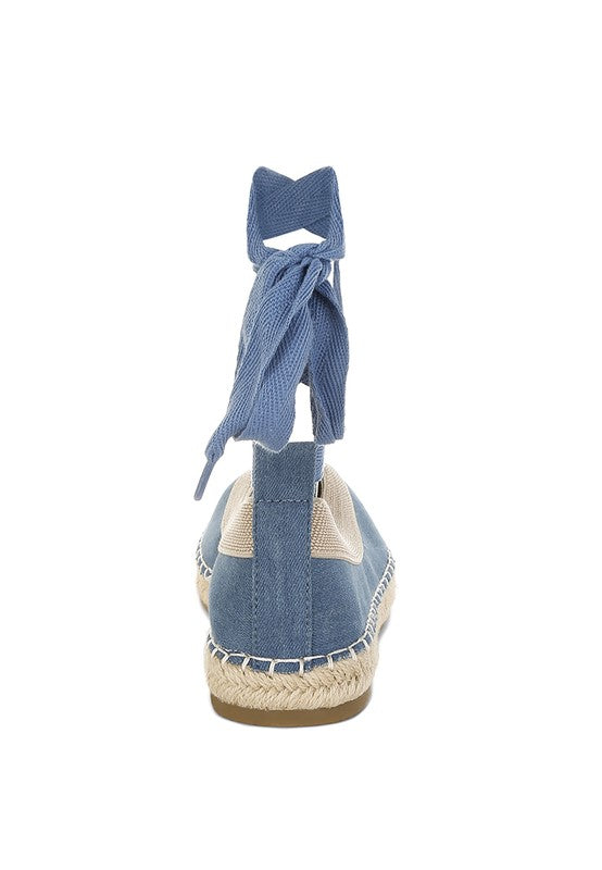 Nalya Detachable Lace Up Espadrille Sandals