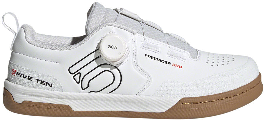 Five Ten Freerider Pro BOA Flat Shoes - Men's FTWR White/Core Black/Red 13