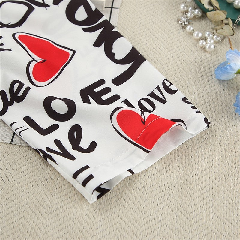 Floral Print Three-Piece Sleepwear Set with Camisole and Shorts