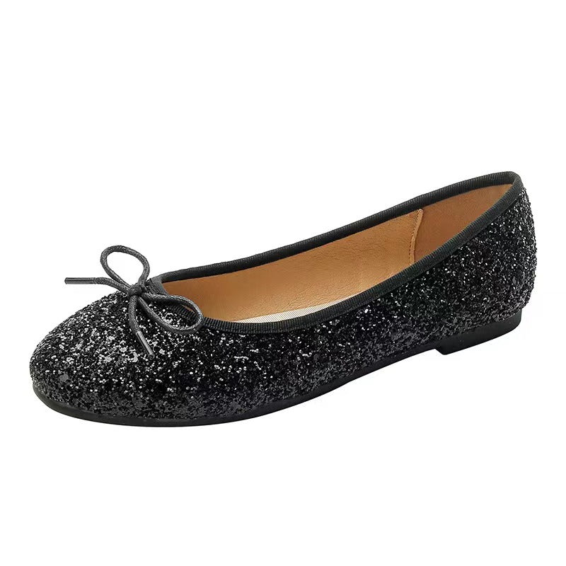 Classic Ultra-Soft Egg-Roll Women's Pumps – Chanel-Inspired Slip-On Heels | Synthetic Leather Round Toe