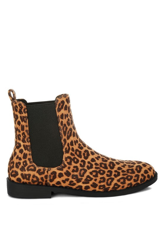 Ayasa Low Block Heel Chelsea Boots