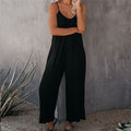 Spaghetti Strap Wide Leg Jumpsuit