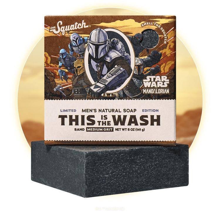 Dr. Squatch Star Wars Mandalorian This Is The Wash Bar Soap