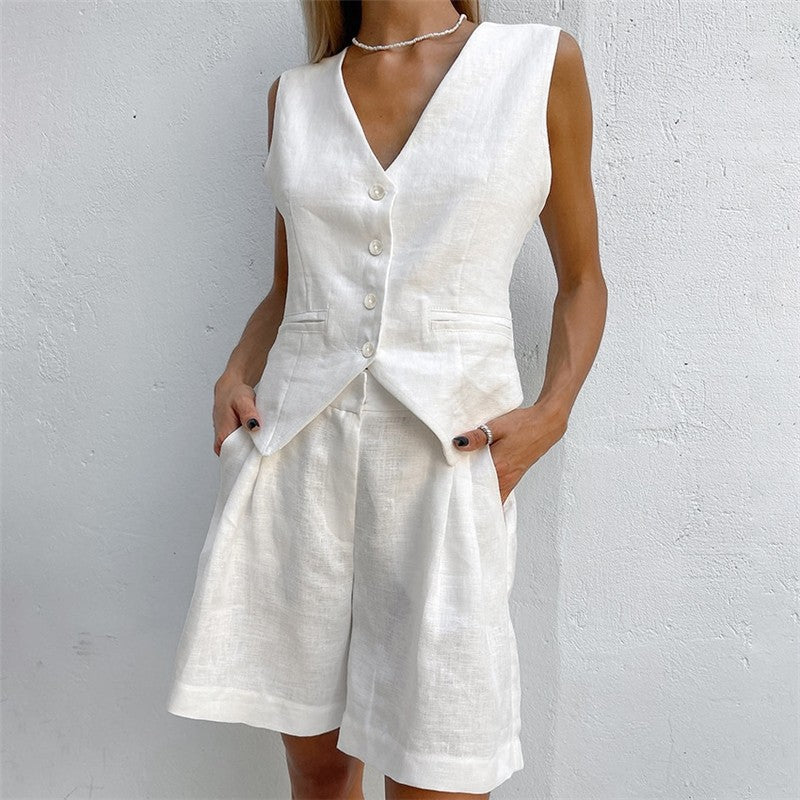 Slim Fit Women's Cotton Pajama Set with Soft and Comfortable Fabric