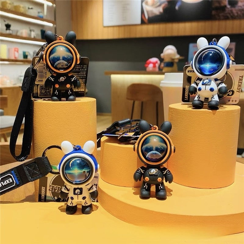 Space Explorer Astronaut Keychain - Unique Space-Themed Bag Charm