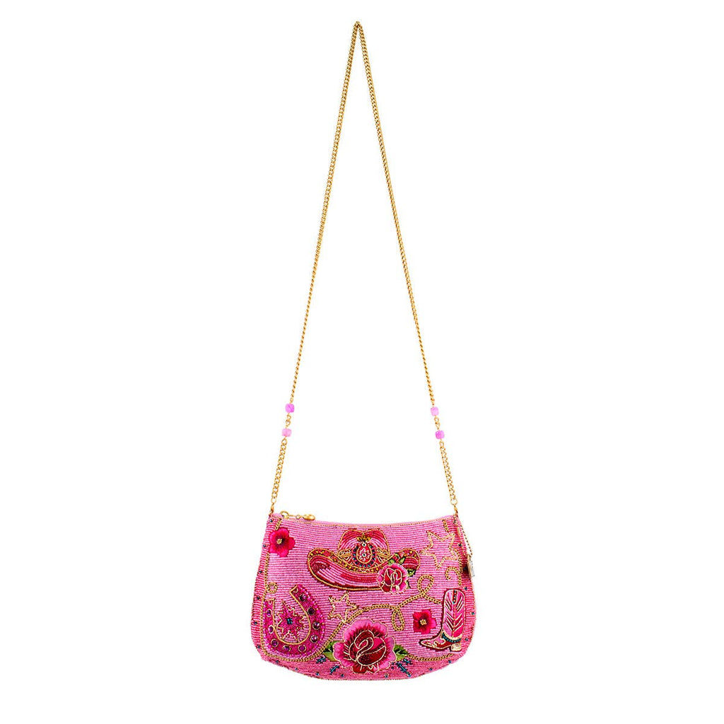 Mary Frances Rodeo Drive Beaded Crossbody Handbag