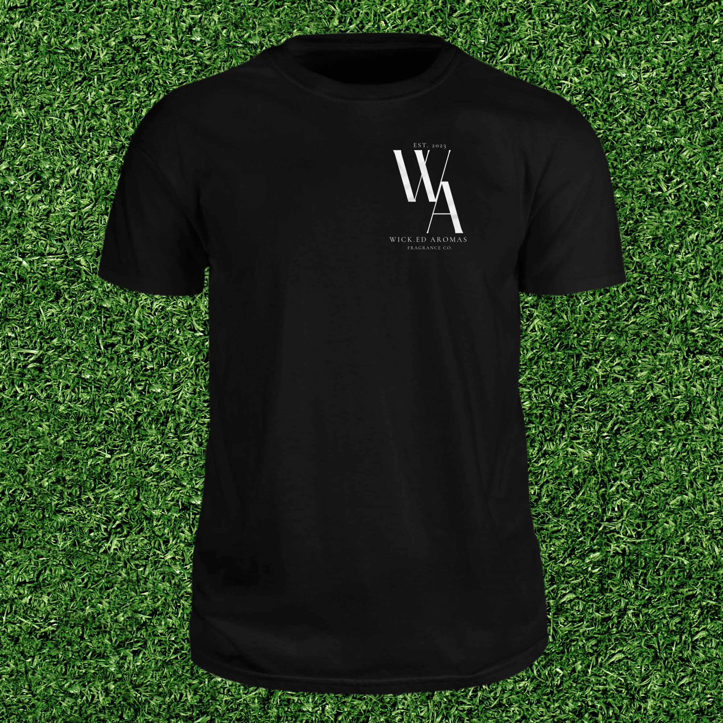 Wick.ed Aromas Black Small Logo T-Shirt