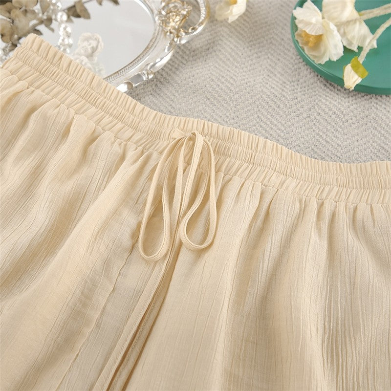 Cozy Relaxed Fit Long Sleeve Shorts Lounge Set