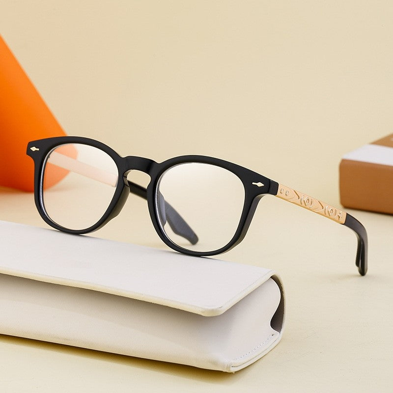 Men's Retro Fashion Round Frame Glasses