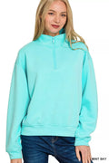 Scuba Half Zip Pullover Sweatshirt