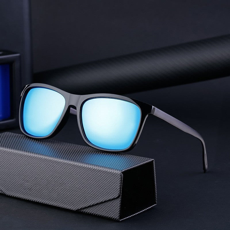 Box Polarized Men's Sunscreen Aluminum Magnesium Sunglasses