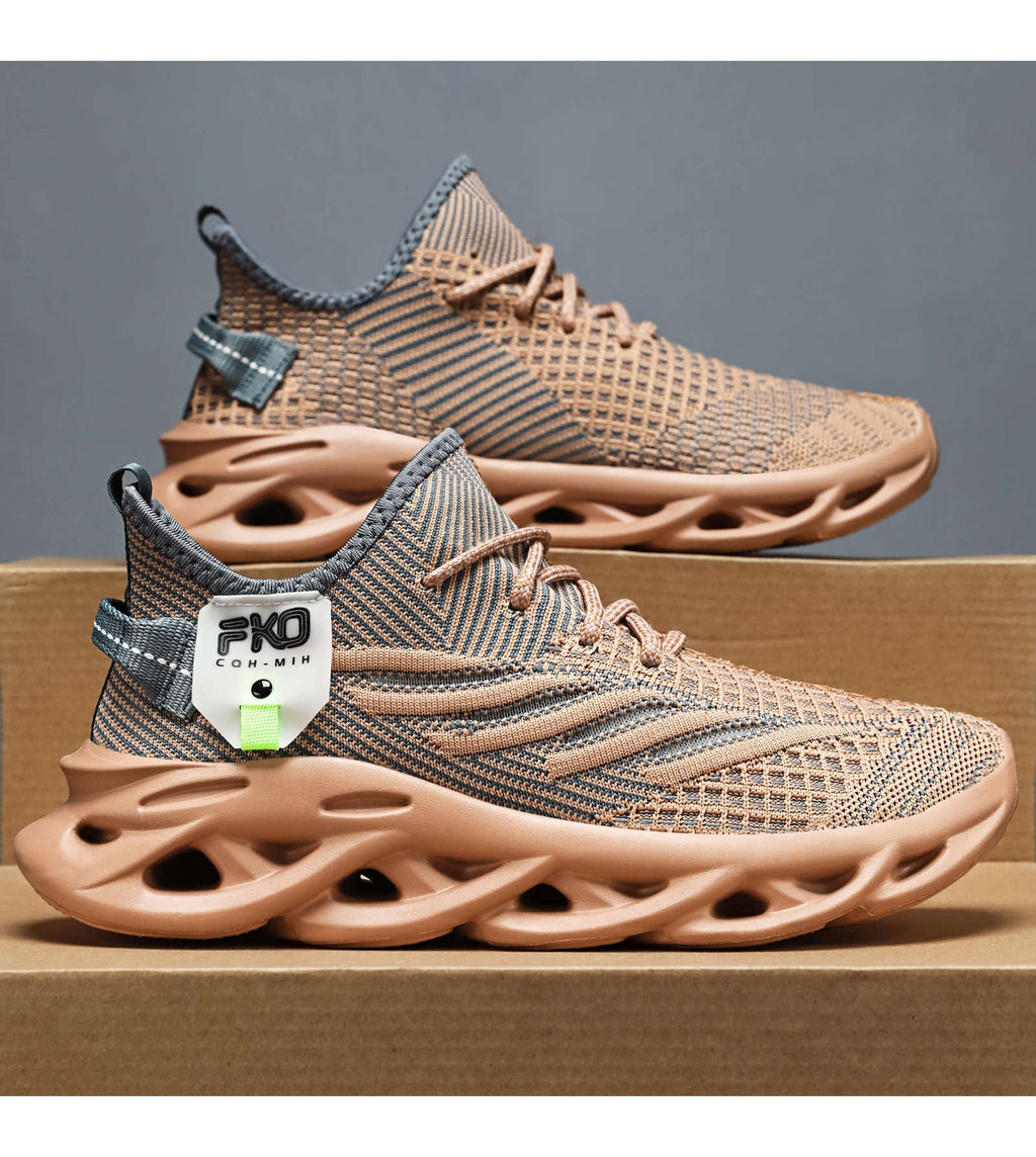 Men's Breathable Casual Sneakers | Lightweight Slip-On Shoes with Soft Cushioned Sole