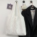 Minimalist Fairy Floral Lace Single Shoulder Canvas Bag