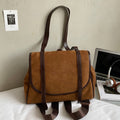 Retro High-Capacity Shoulder Bag | Casual & Commuter PU Leather Bag