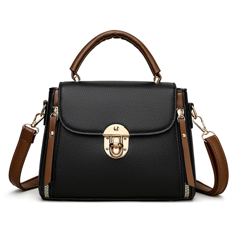 Retro Tote Shoulder Bag - Urban Minimalist PU Leather Handbag for Women