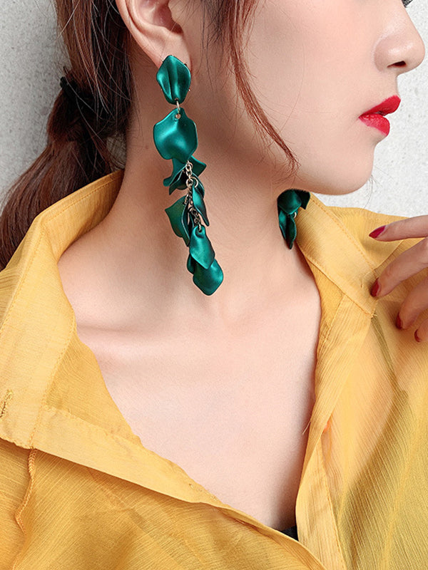 Chic Tasseled Acrylic Earrings