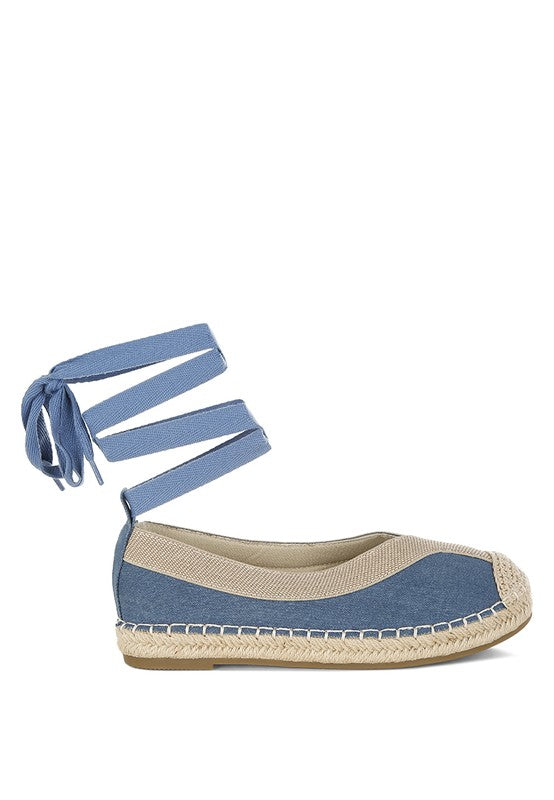 Nalya Detachable Lace Up Espadrille Sandals