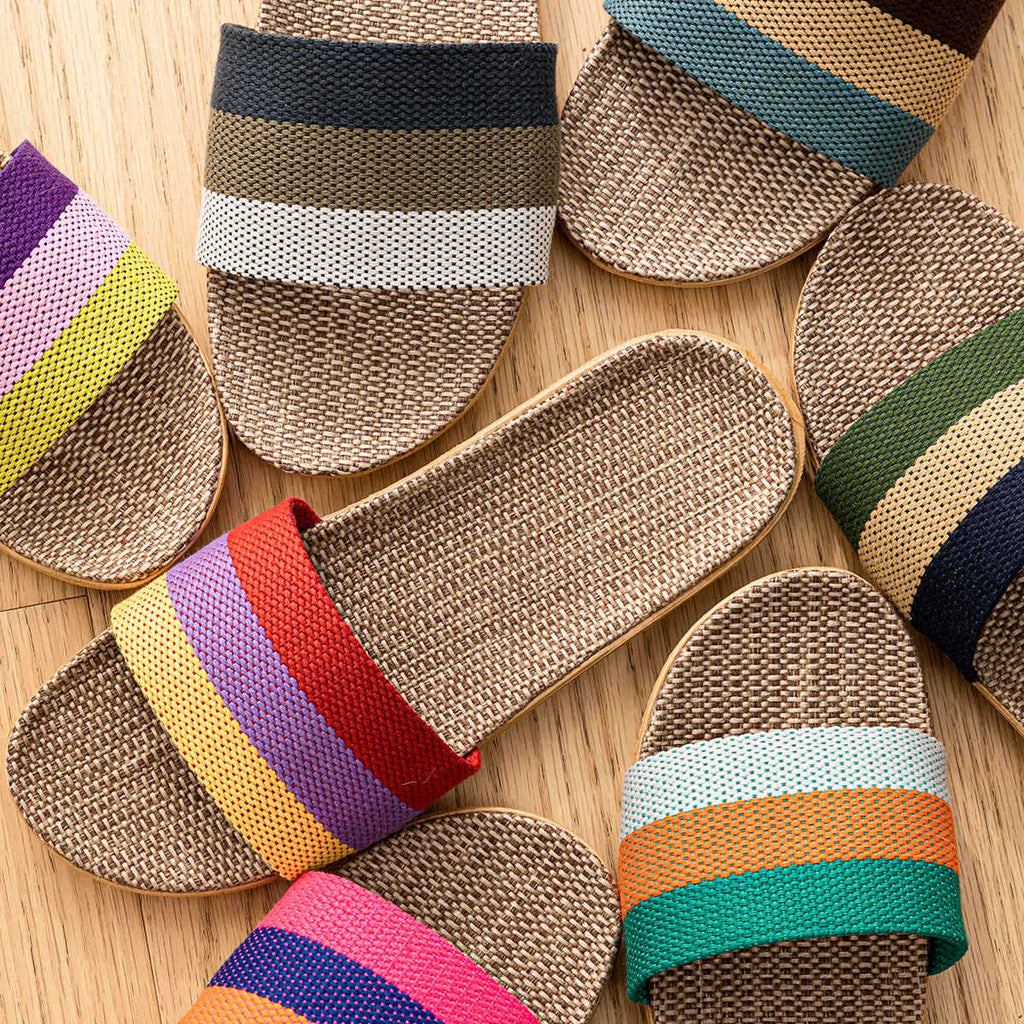 Breathable Linen Slippers - Deodorizing Sweat-Absorbing Indoor Outdoor Slides