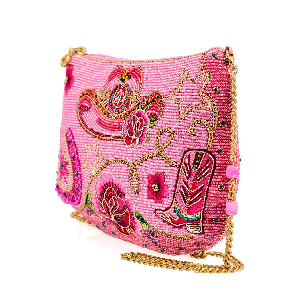 Mary Frances Rodeo Drive Beaded Crossbody Handbag