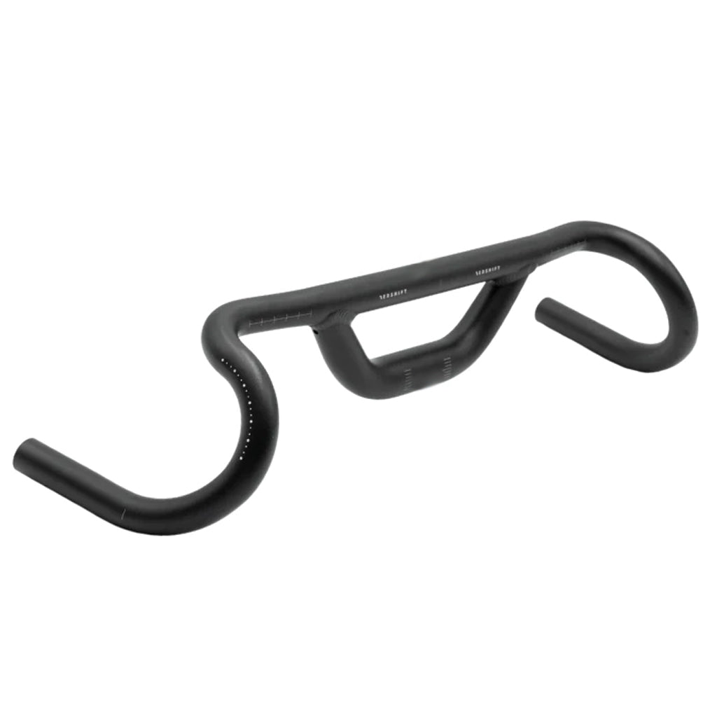 Redshift Sports Top Shelf Drop Bar 70mm Rise 25 deg - 41cm Black