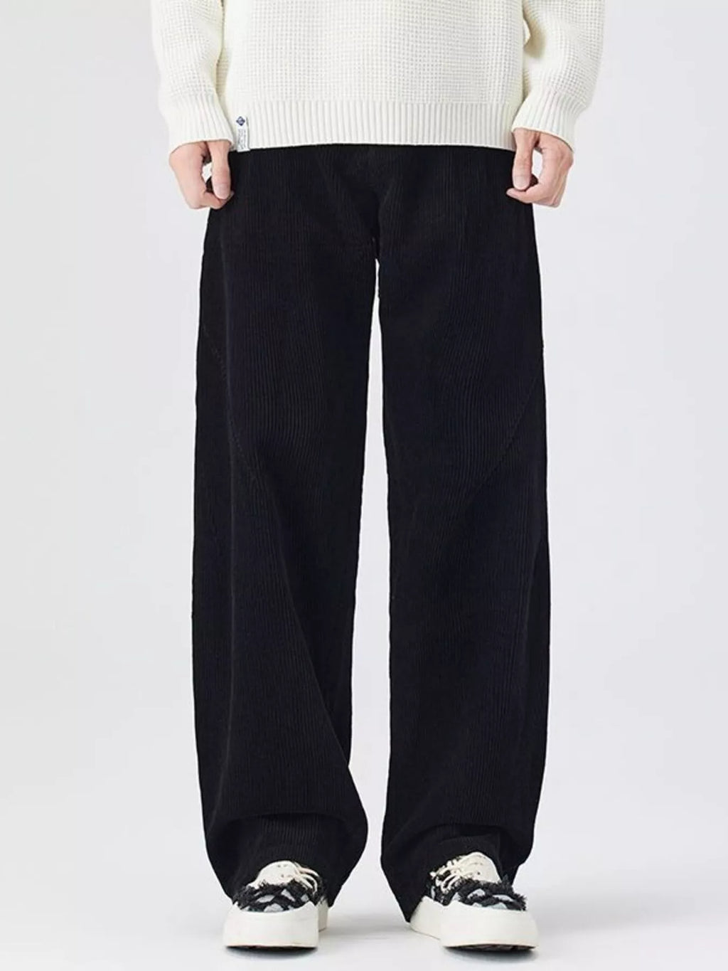 Men's Plus Size Relaxed Fit Corduroy Pants