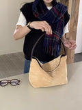Retro Suede Women's Handbag – Korean Niche Design Shoulder & Underarm Bag