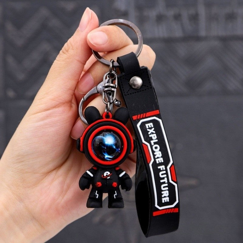 Space Explorer Astronaut Keychain - Unique Space-Themed Bag Charm