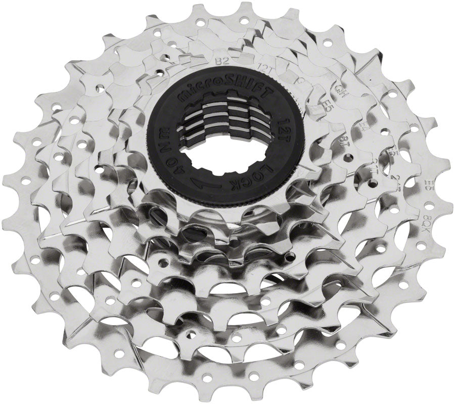 microSHIFT H07 Cassette - 7-Speed 12-28t Standard HG Silver Nickel-Plated