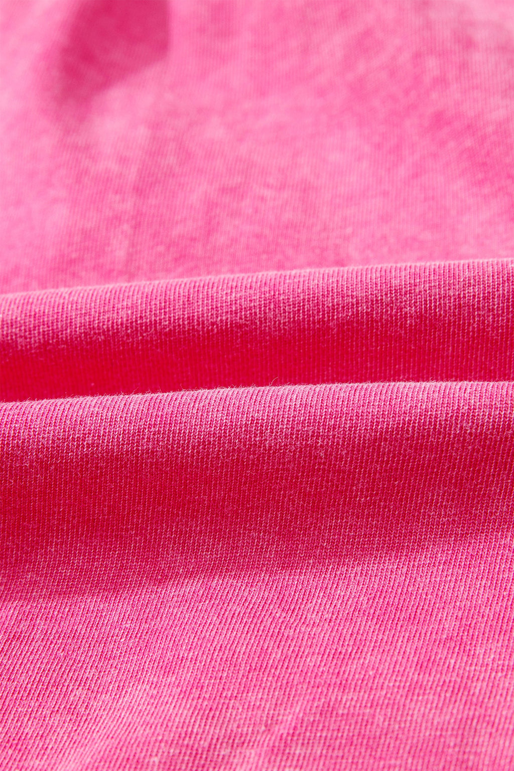 Rose Red Mineral Washed Drawstring Elastic Waist Raw Cut Shorts