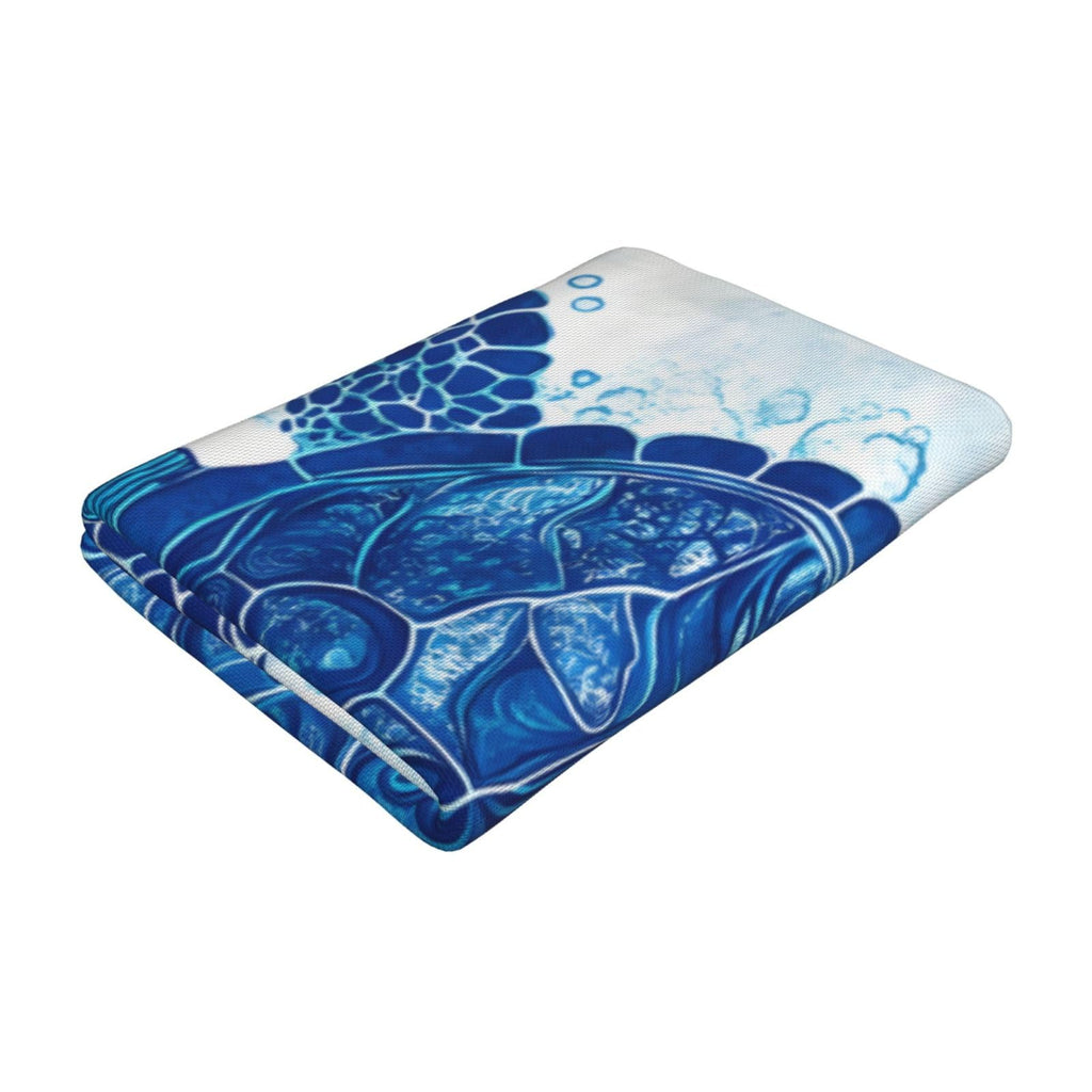 Lornarta Oversized Beach Towel 55x27in Sea Turtle Quick Dry Soft Polyester