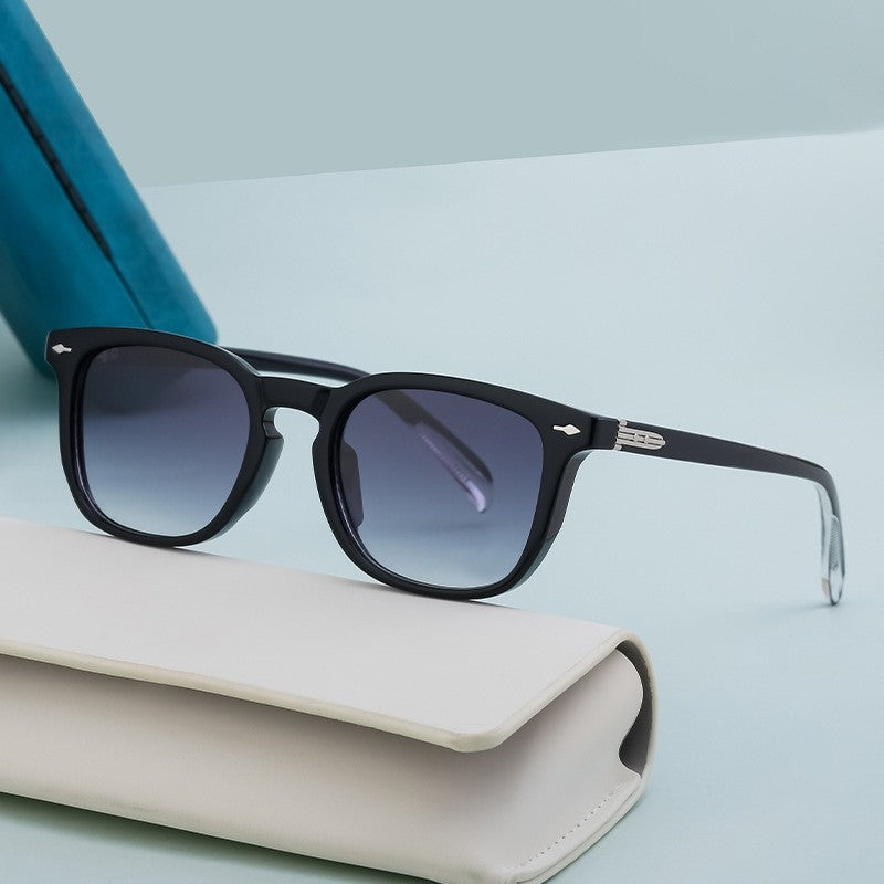 Men's Outdoor Retro Square Frame Sunglasses