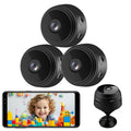 senri 3 Pack 1080P HD WiFi Mini Security Cameras Indoor Outdoor